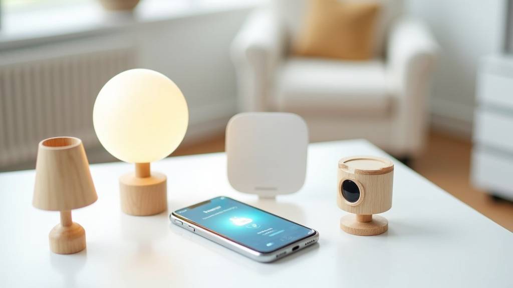 Écran d'accueil de l'application Smart Life avec plusieurs appareils connectés