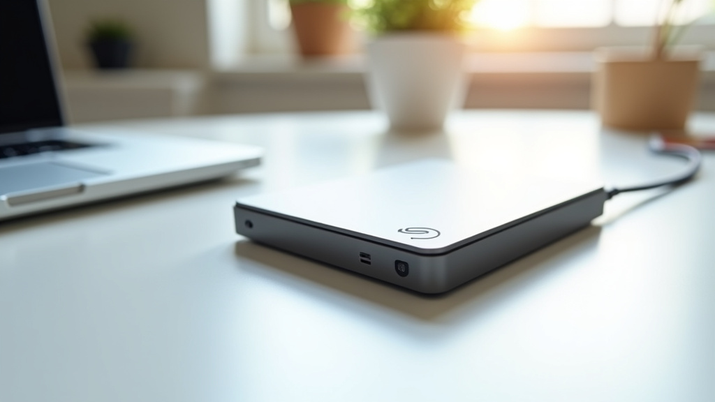 Schéma détaillé des composants internes d'un disque dur Seagate montrant les plateaux, têtes de lecture et électronique