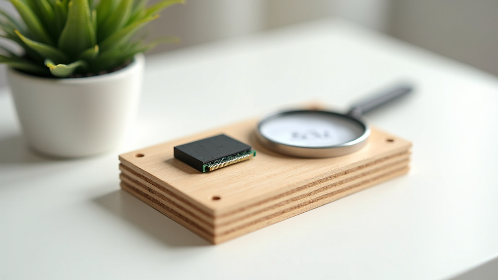 Ordinateur avec composants Crucial et codes promo sur l'écran