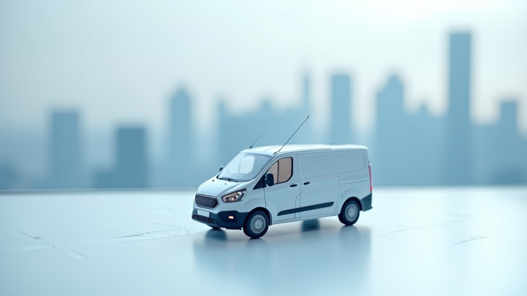 Chauffeur consultant l'application DKV Mobility sur smartphone dans la cabine d'un camion