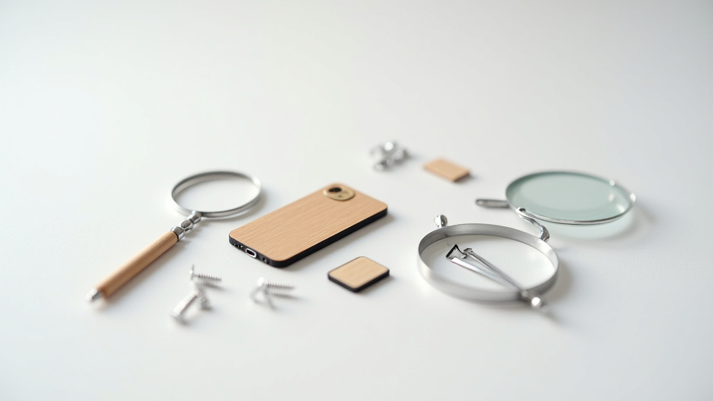 Vis iPhone organisées par ordre de démontage sur tapis magnétique avec schéma