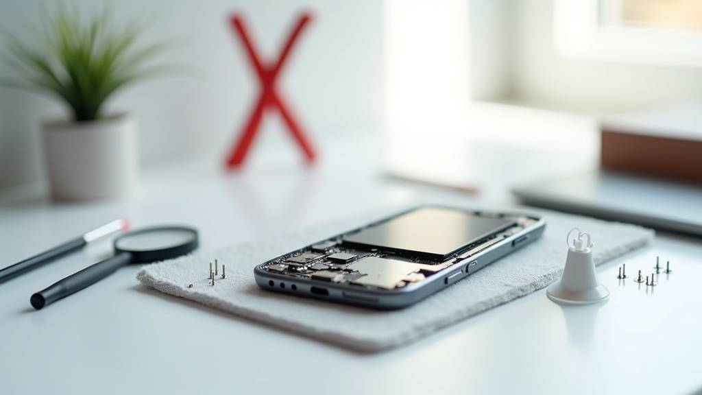 Module caméra arrière iPhone démonté avec connecteurs flexibles visibles