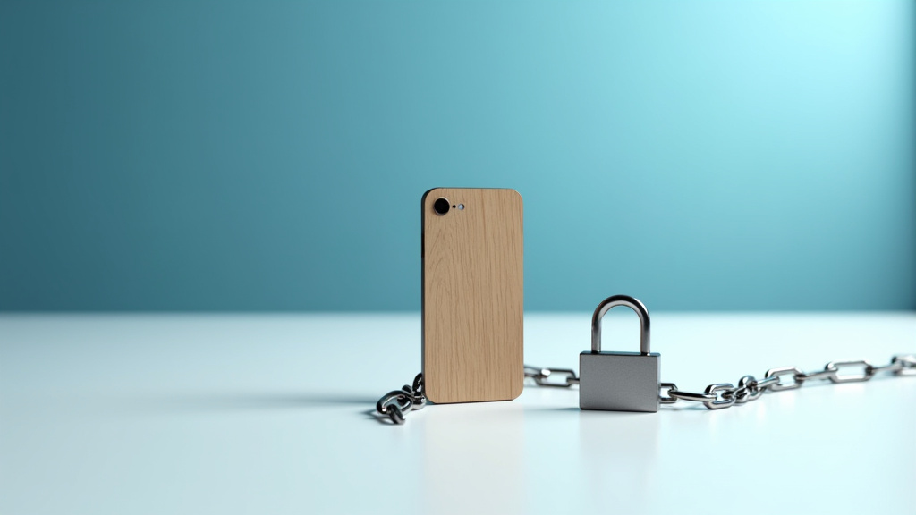 Écran iPhone affichant le message support.apple.com/iphone/passcode avec interface de verrouillage