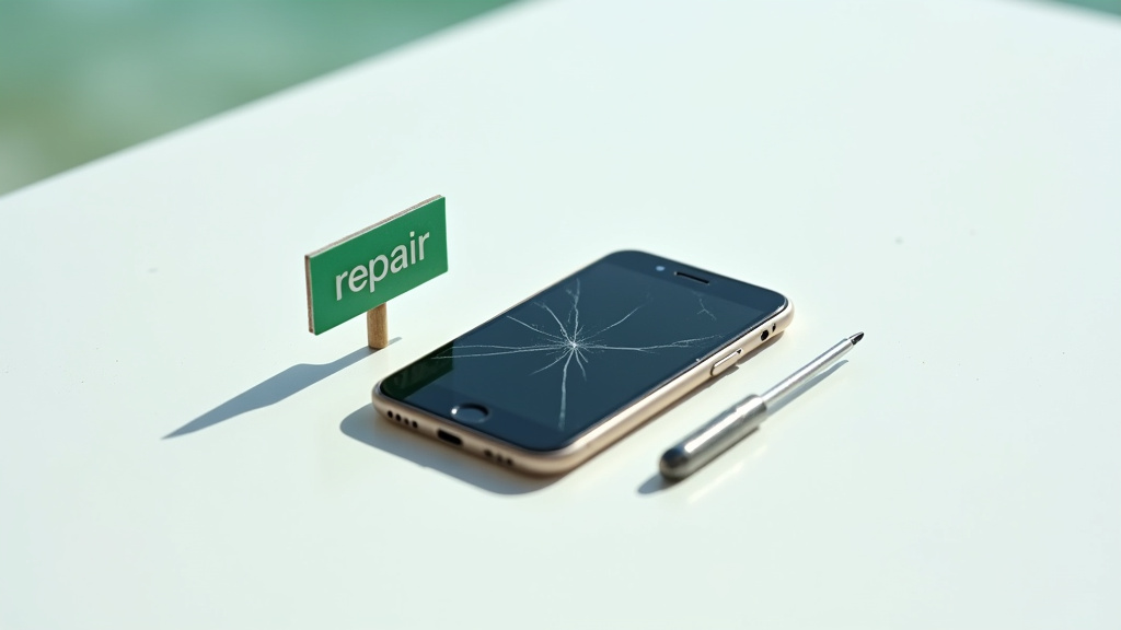 Technicien vérifiant la qualité des pièces de rechange pour smartphone