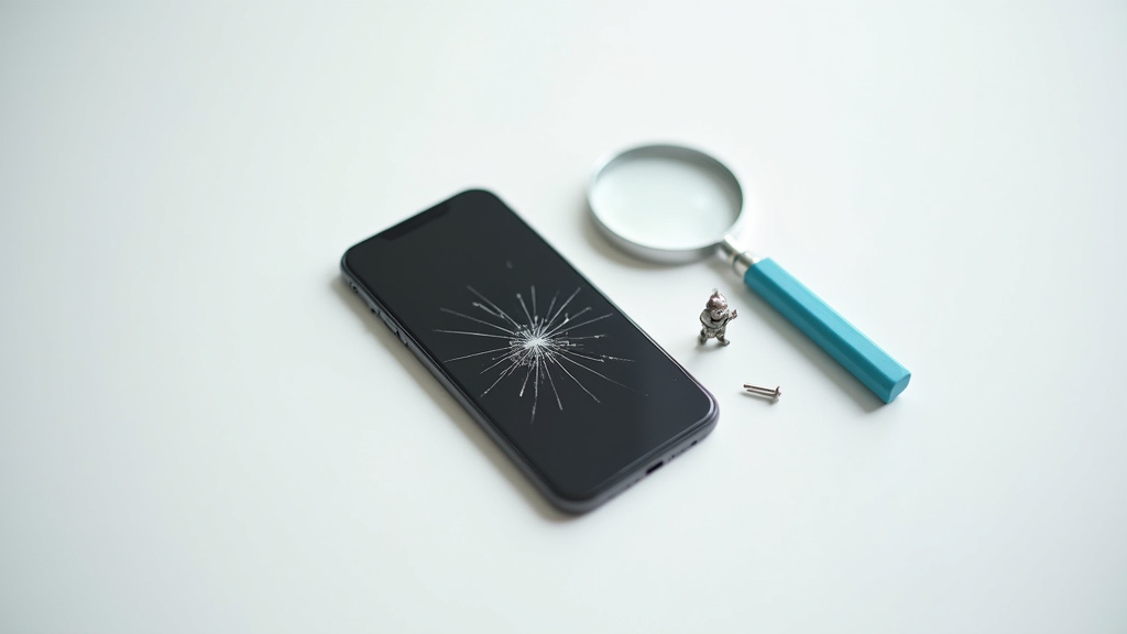 Boutique de réparation de téléphone à Saint-Malo avec enseigne lumineuse