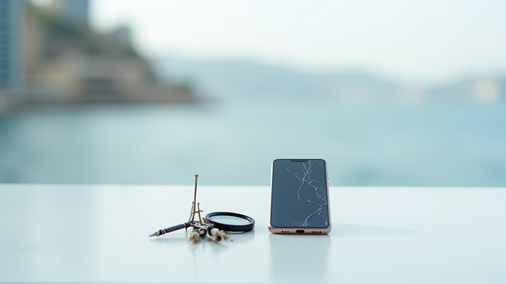 Atelier de réparation de téléphone portable à Saint-Malo avec technicien en train de changer un écran